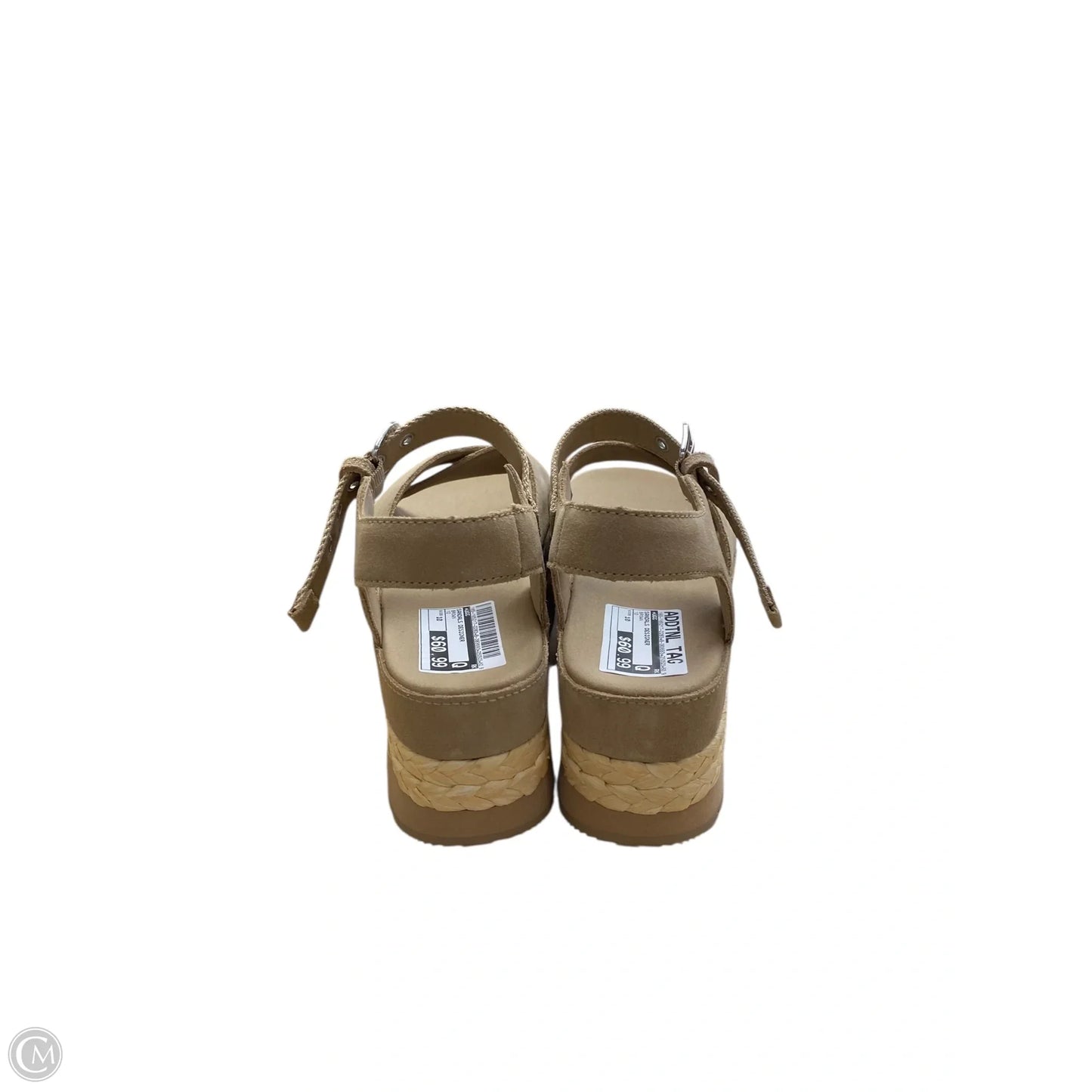 Sandals Designer By Ugg In Brown, Size: 10