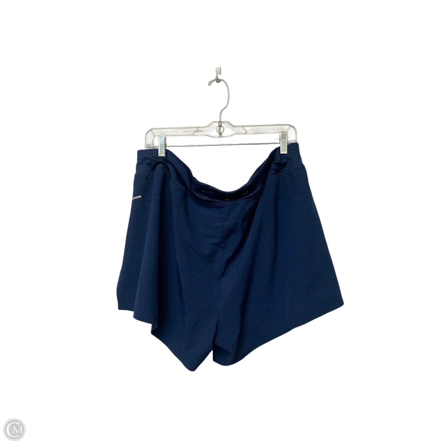 Athletic Shorts By Avia In Blue, Size: 3x