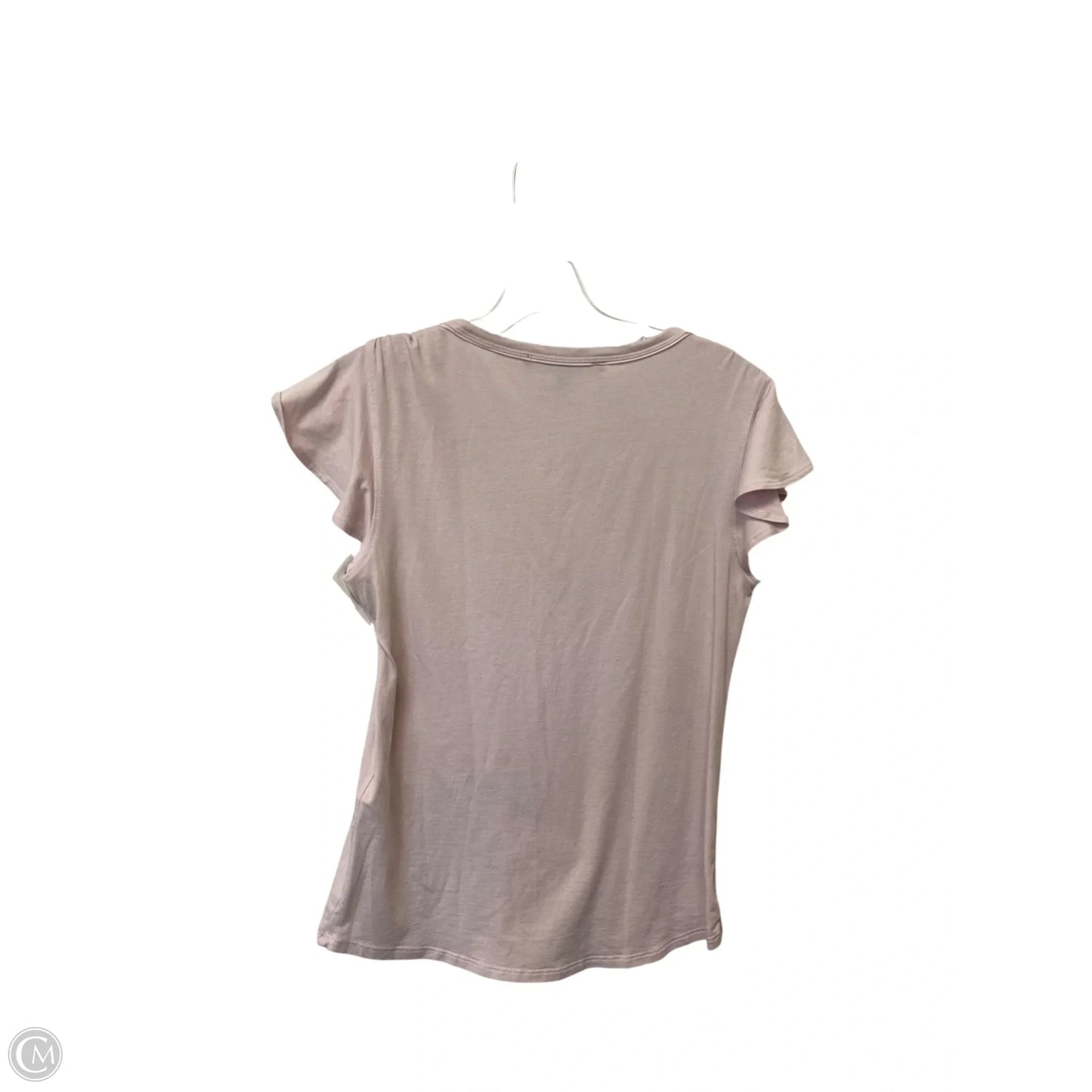 Top Short Sleeve Basic By White House Black Market In Pink, Size: Xs