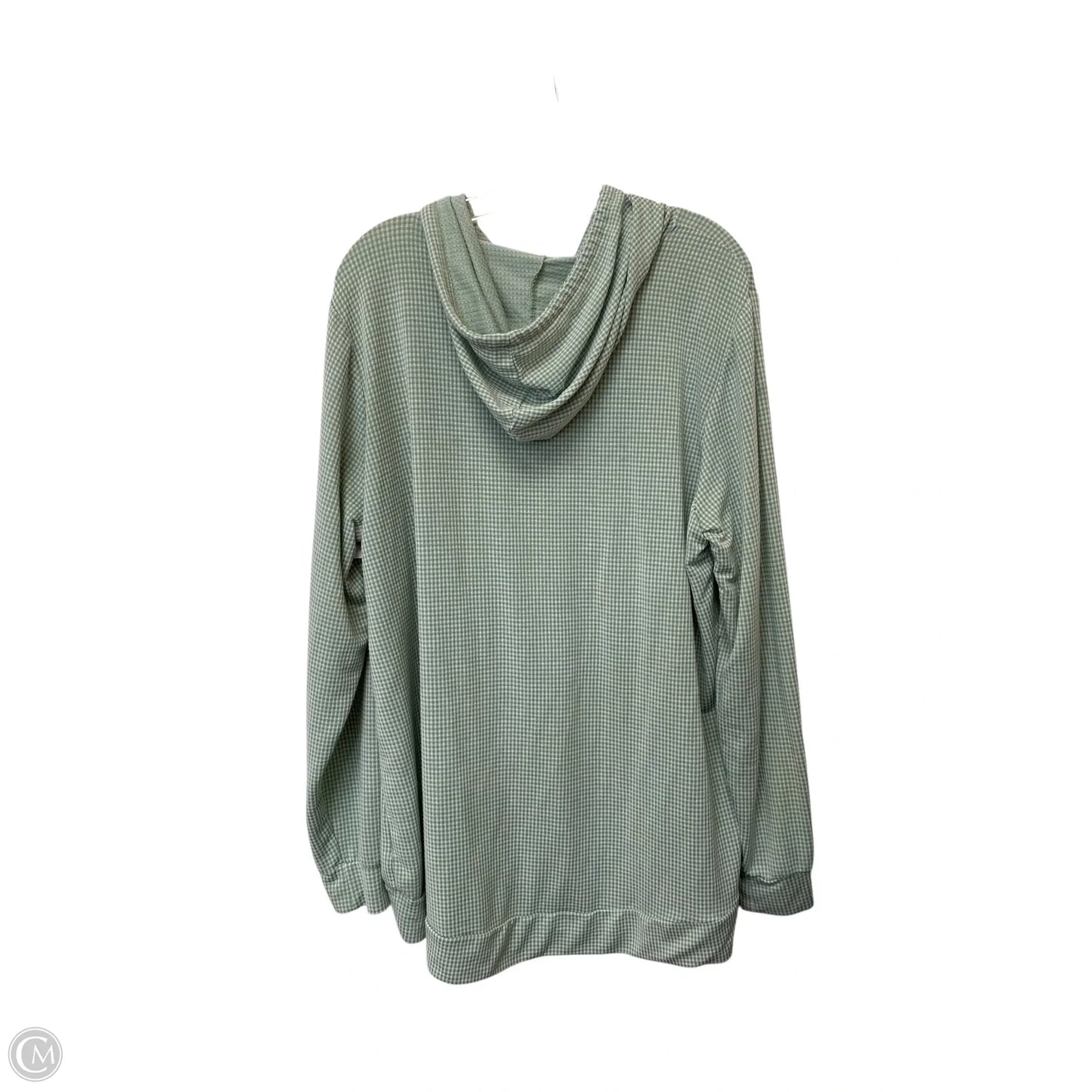 Sweatshirt Hoodie By Weatherproof In Green, Size: Xxl