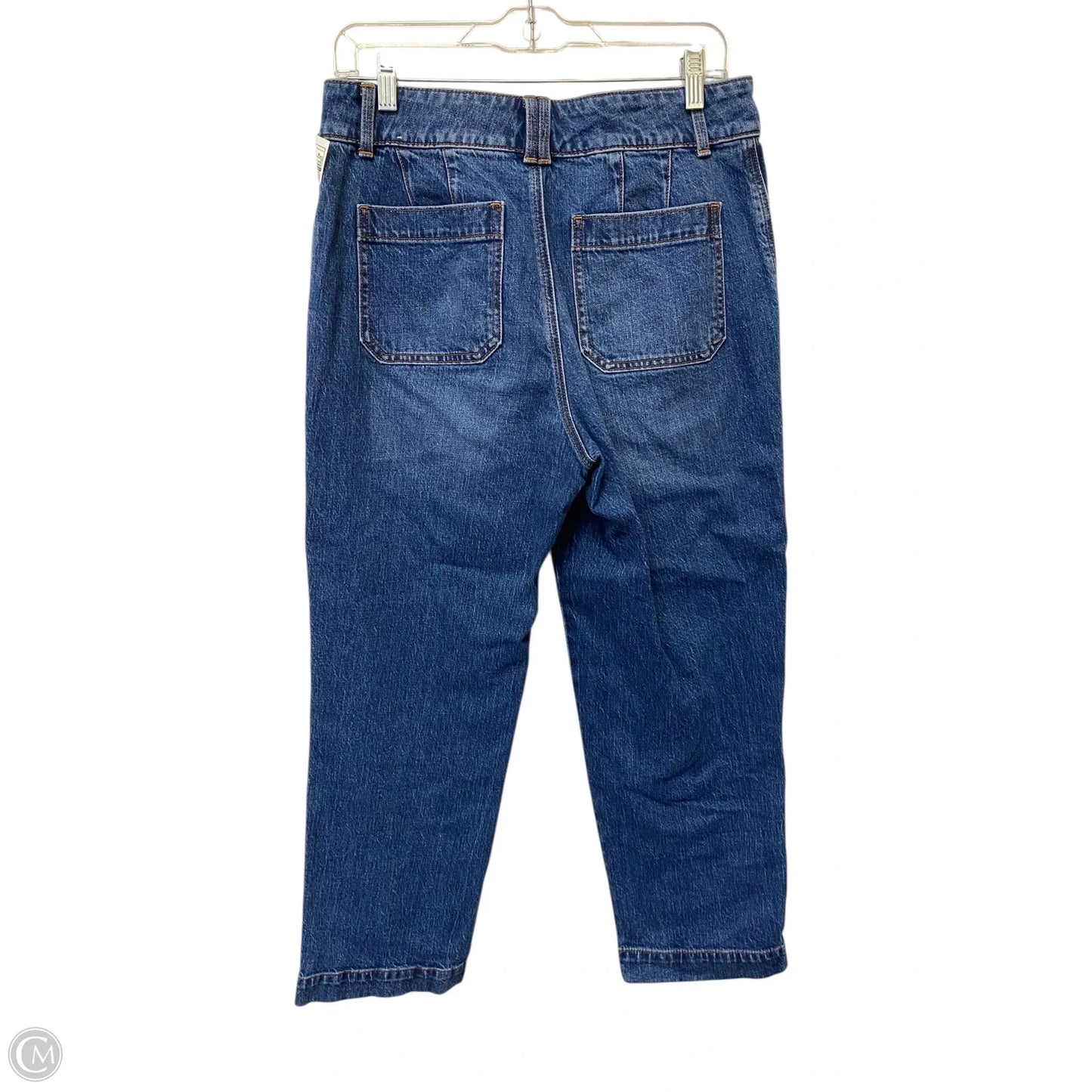 Jeans Straight By Talbots In Blue Denim, Size: 6