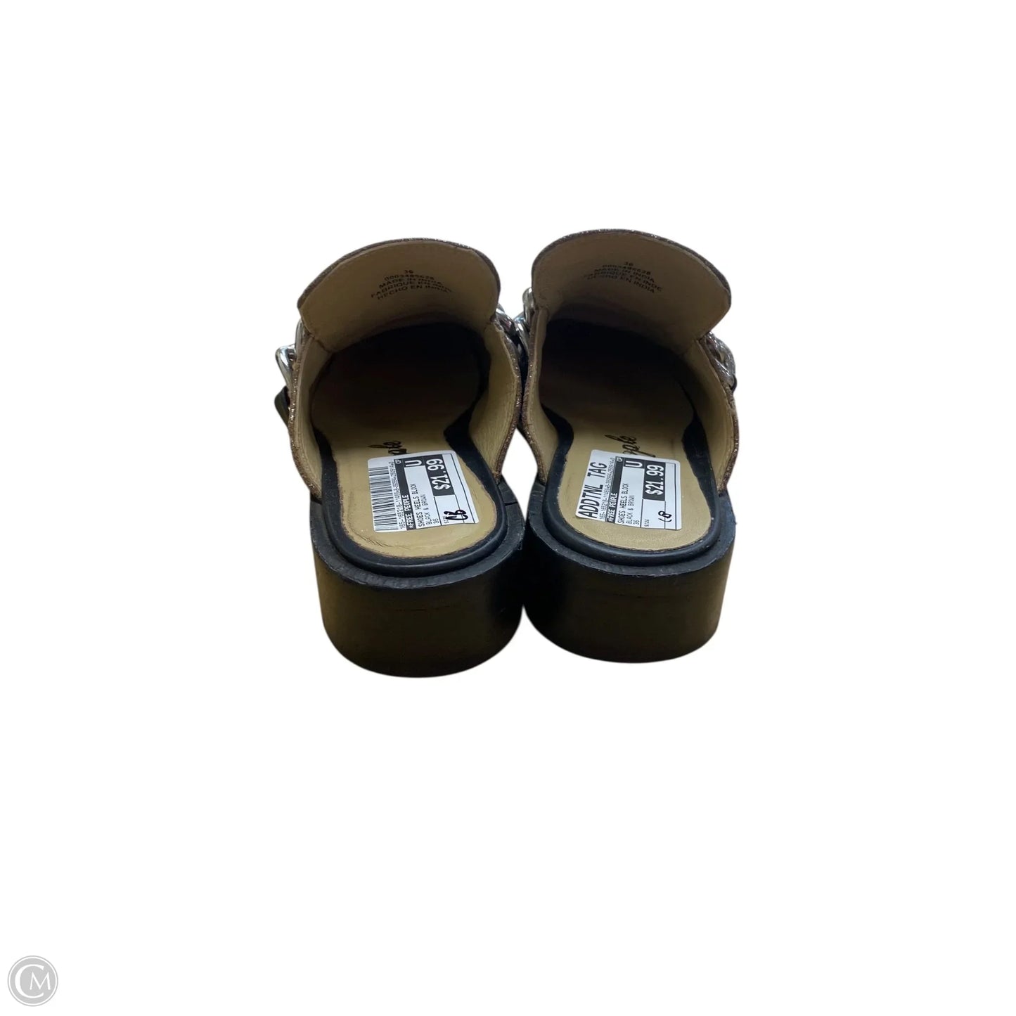 Shoes Heels Block By Free People In Black & Brown