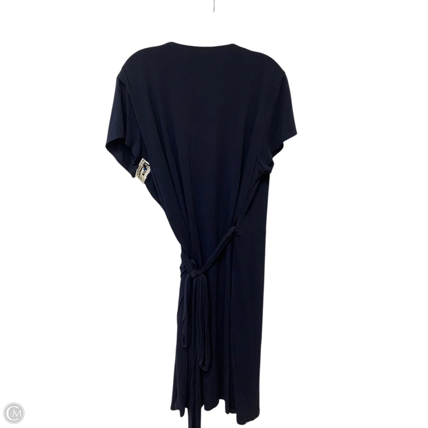 Dress Casual Midi By Loft In Navy, Size: Xxl