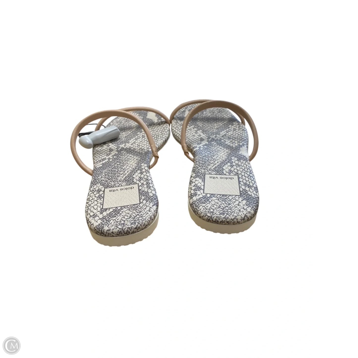 Sandals Flats By Dolce Vita In Snakeskin Print, Size: 6.5