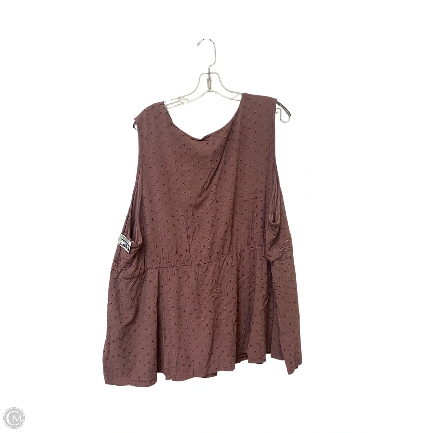 Top Sleeveless By Torrid In Mauve, Size: 28