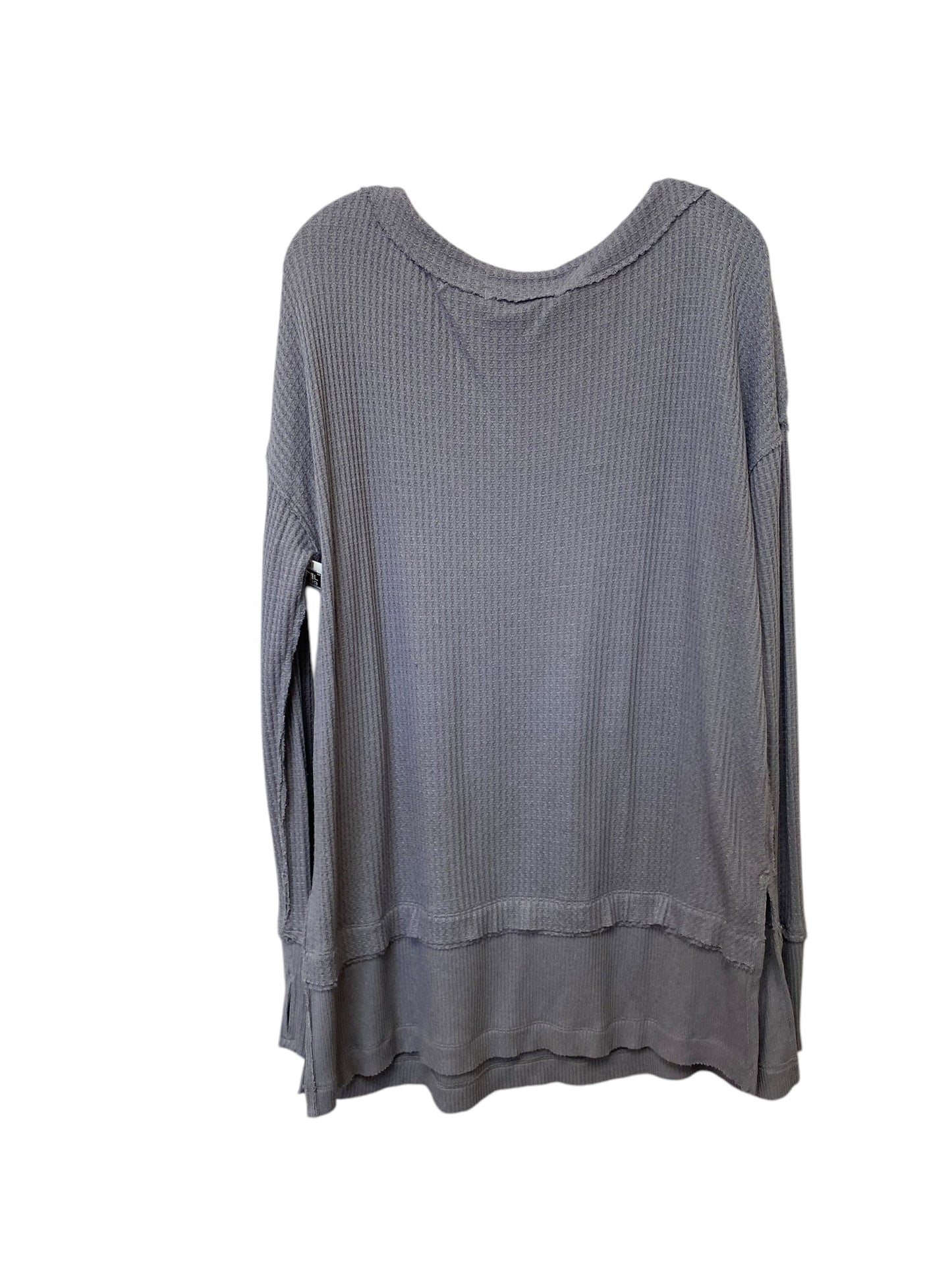 Top Long Sleeve By We The Free In Grey, Size: S