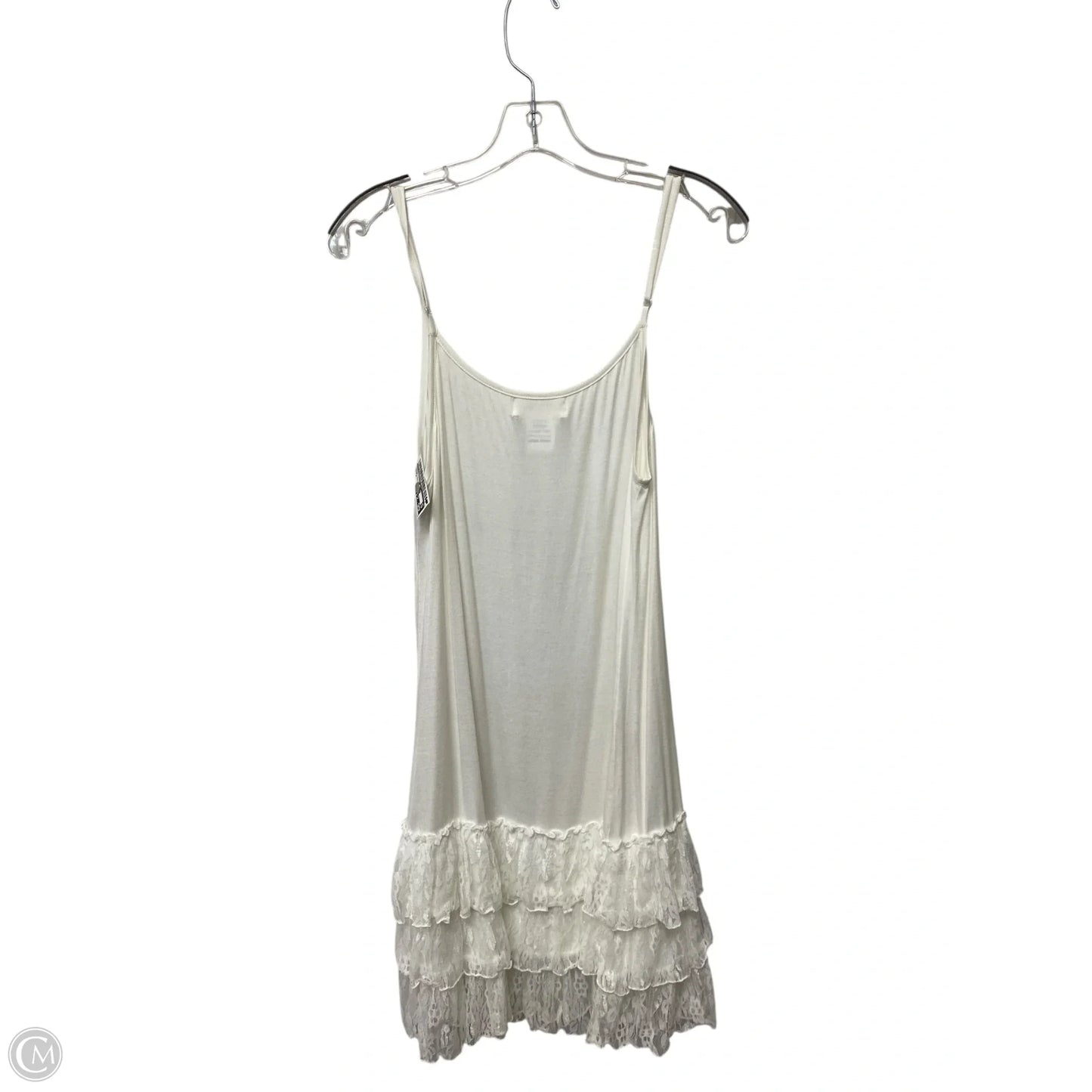 Dress Casual Midi By Clothes Mentor In White, Size: M