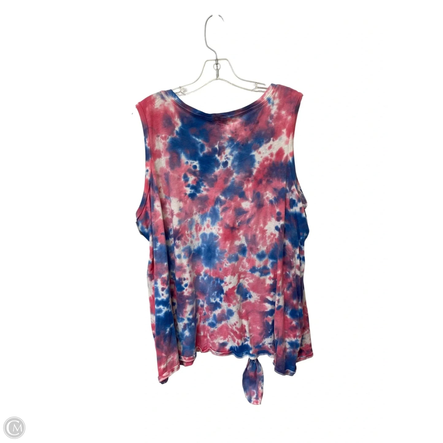 Tank Top By True Craft In Tie Dye Print, Size: 1x