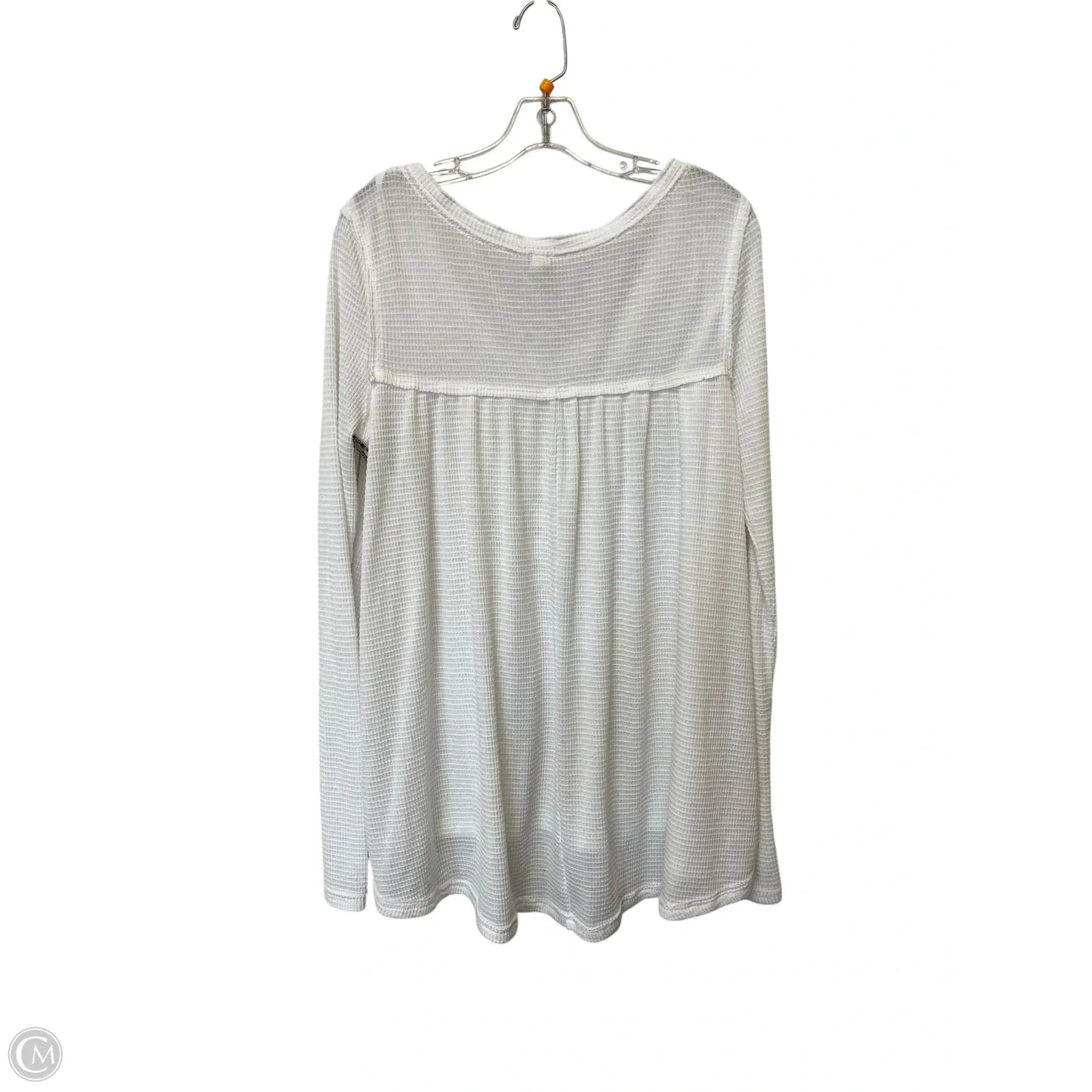 Top Long Sleeve By We The Free In White, Size: M