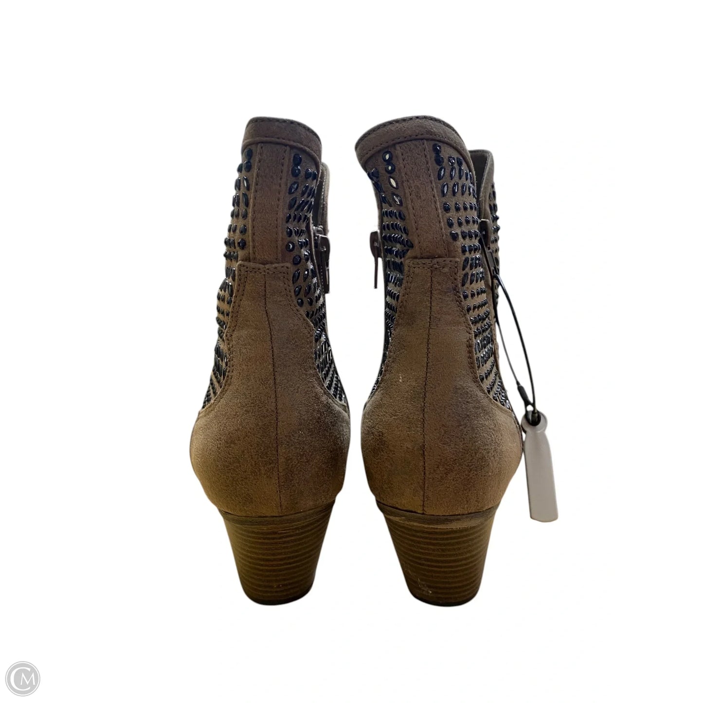 Boots Ankle Heels By Mia In Brown, Size: 8