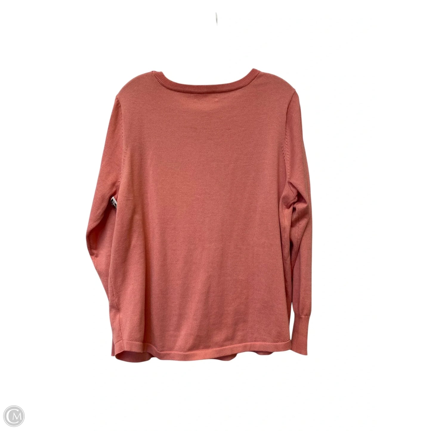 Top Long Sleeve By 89th And Madison In Pink, Size: Xl