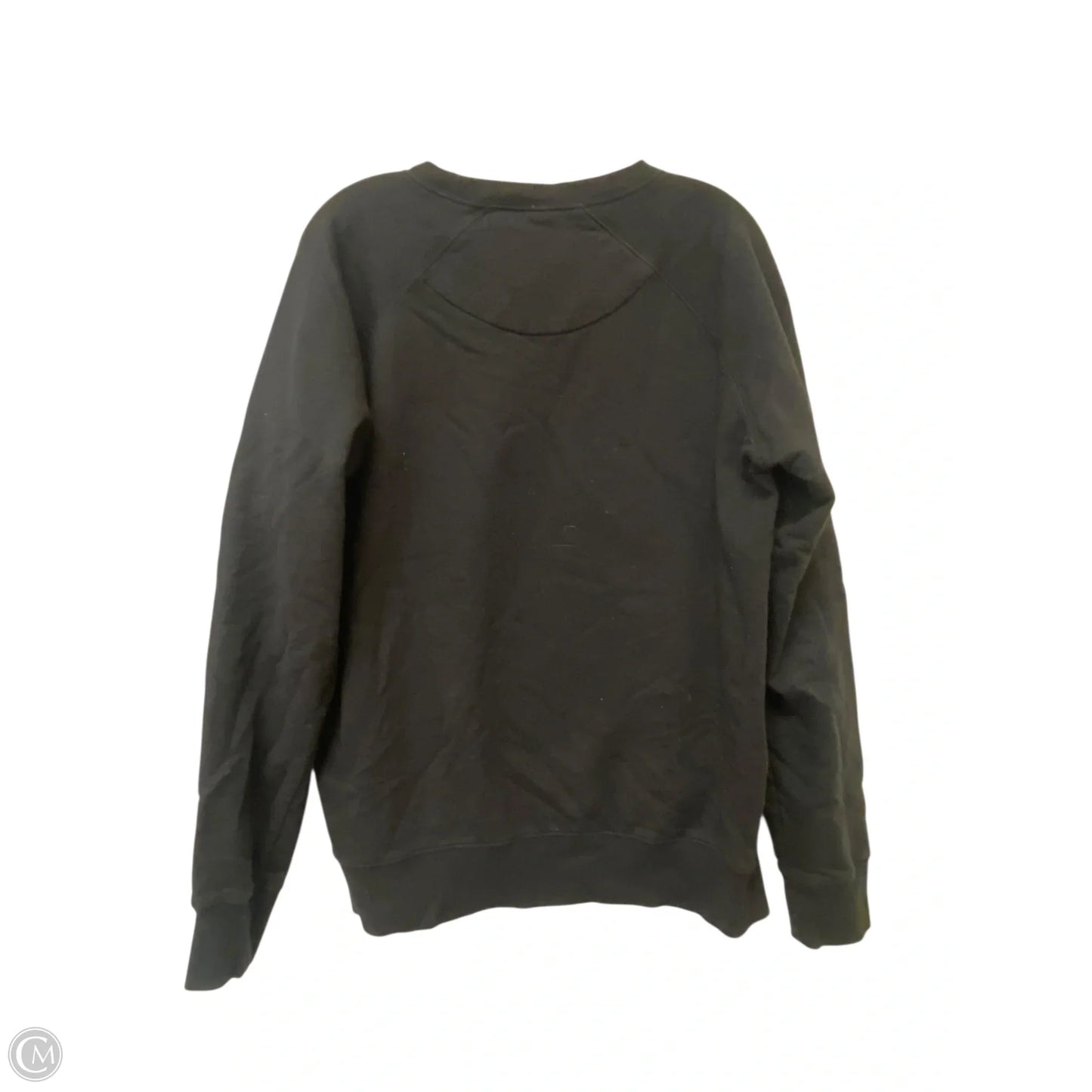 Sweatshirt Crewneck By Clothes Mentor In Black, Size: L