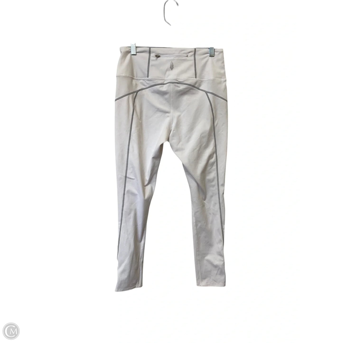 Athletic Leggings By Free People In White, Size: L