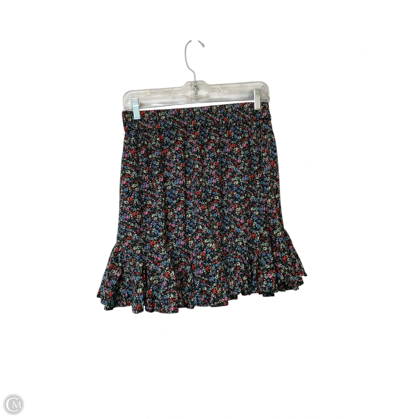 Skirt Mini & Short By Loft In Floral Print, Size: S