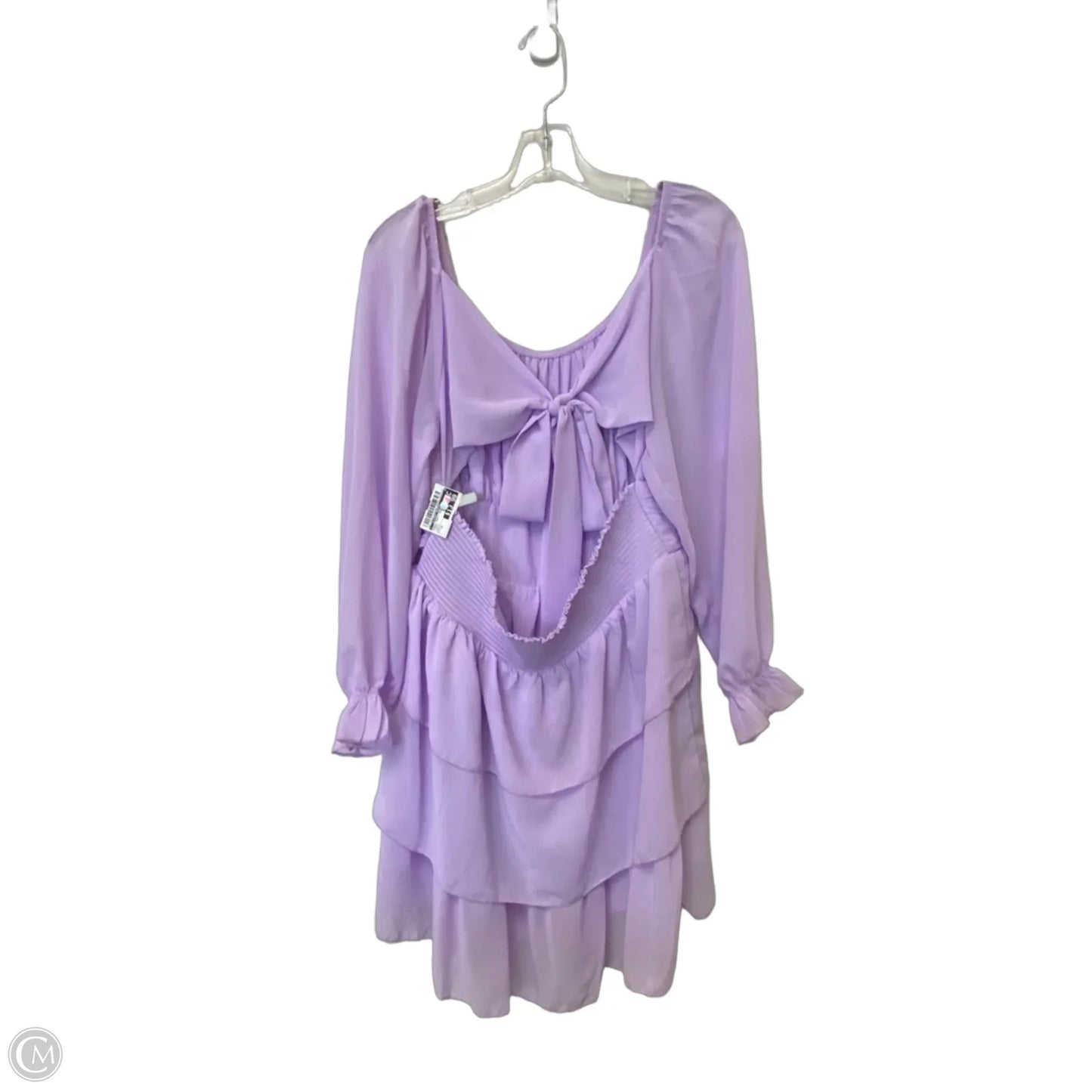 Dress Party Short By Clothes Mentor In Purple, Size: Xl