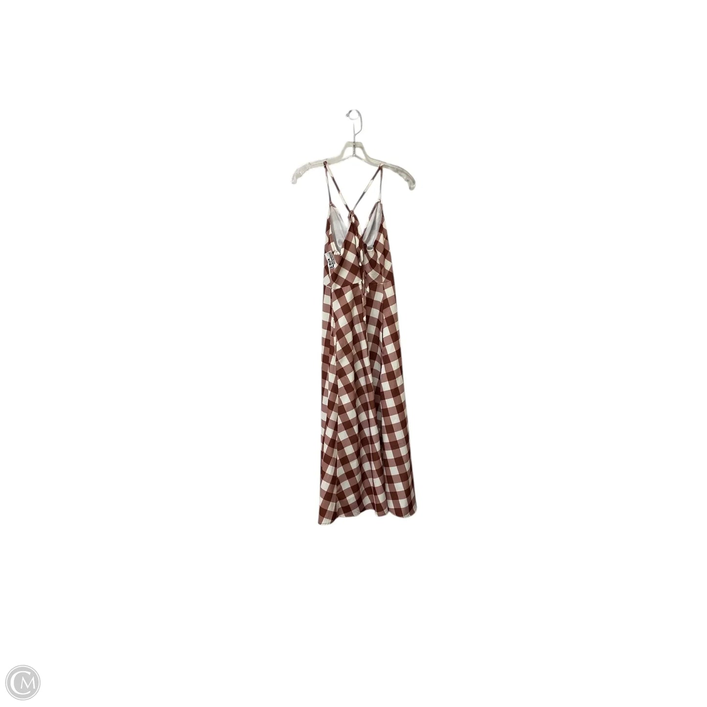 Dress Casual Maxi By Cmf In Plaid Pattern, Size: S