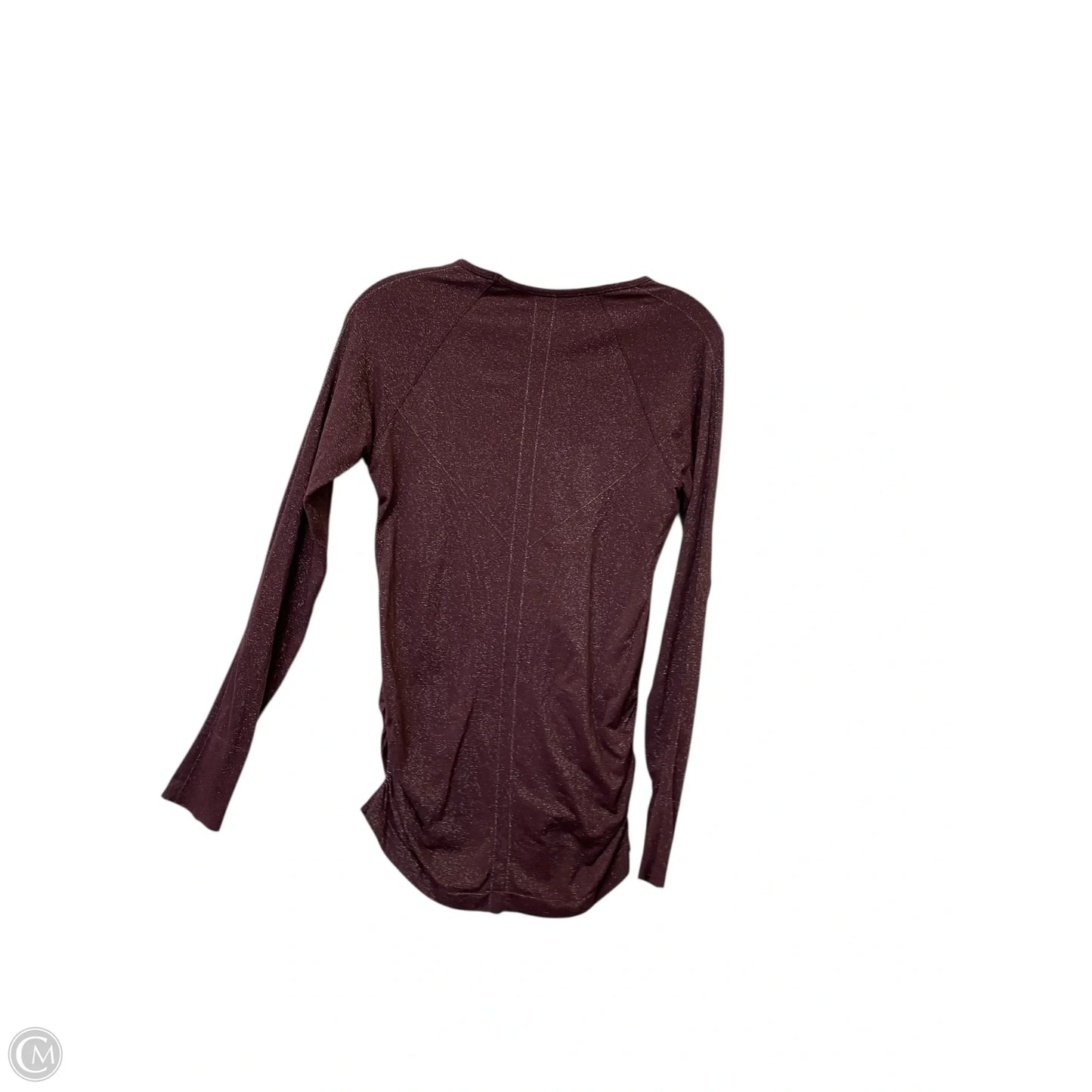 Athletic Top Long Sleeve Crewneck By Athleta In Purple, Size: M