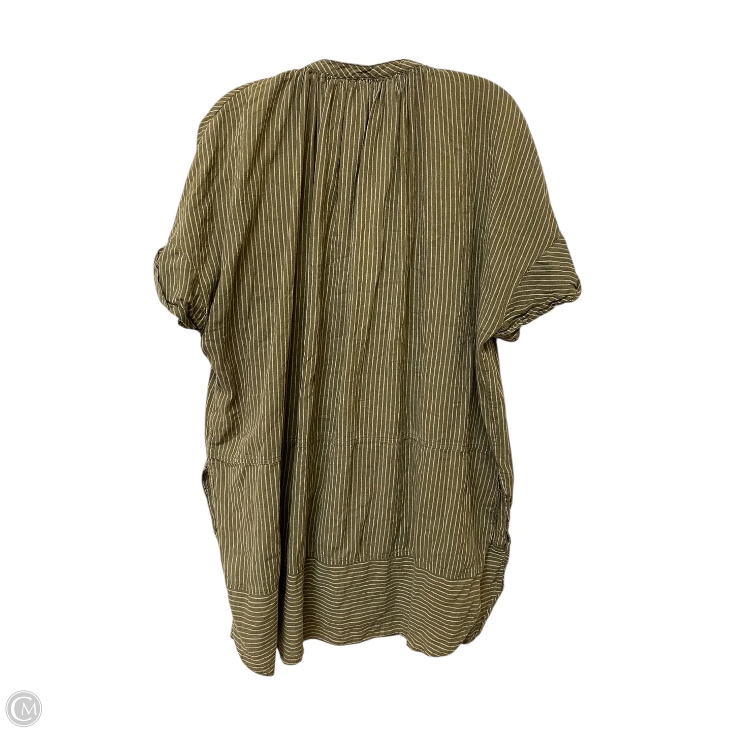 Top Short Sleeve By Free People In Green, Size: M