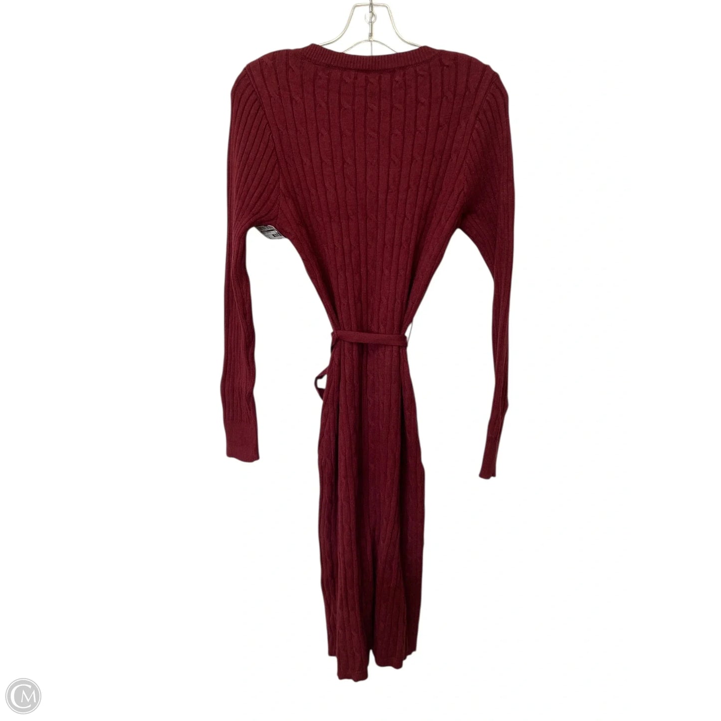 Dress Sweater By Merokeety In Red, Size: L