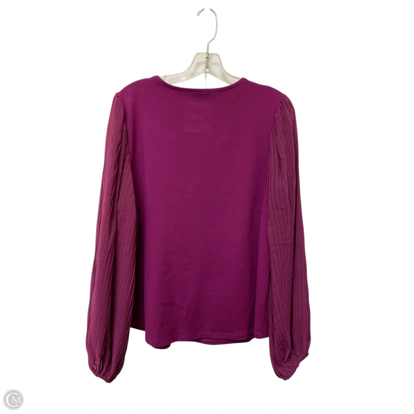 Top Long Sleeve By Nine West In Purple, Size: Xl