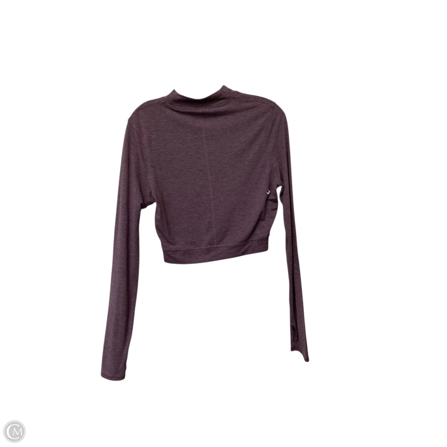 Athletic Top Long Sleeve Collar By Glyder In Purple, Size: M