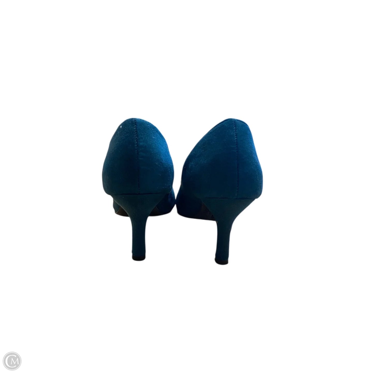Shoes Heels Kitten By Predictions In Teal, Size: 5