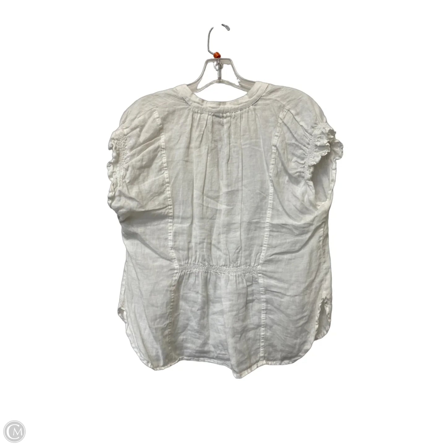 Top Short Sleeve Basic By Pilcro In White, Size: M