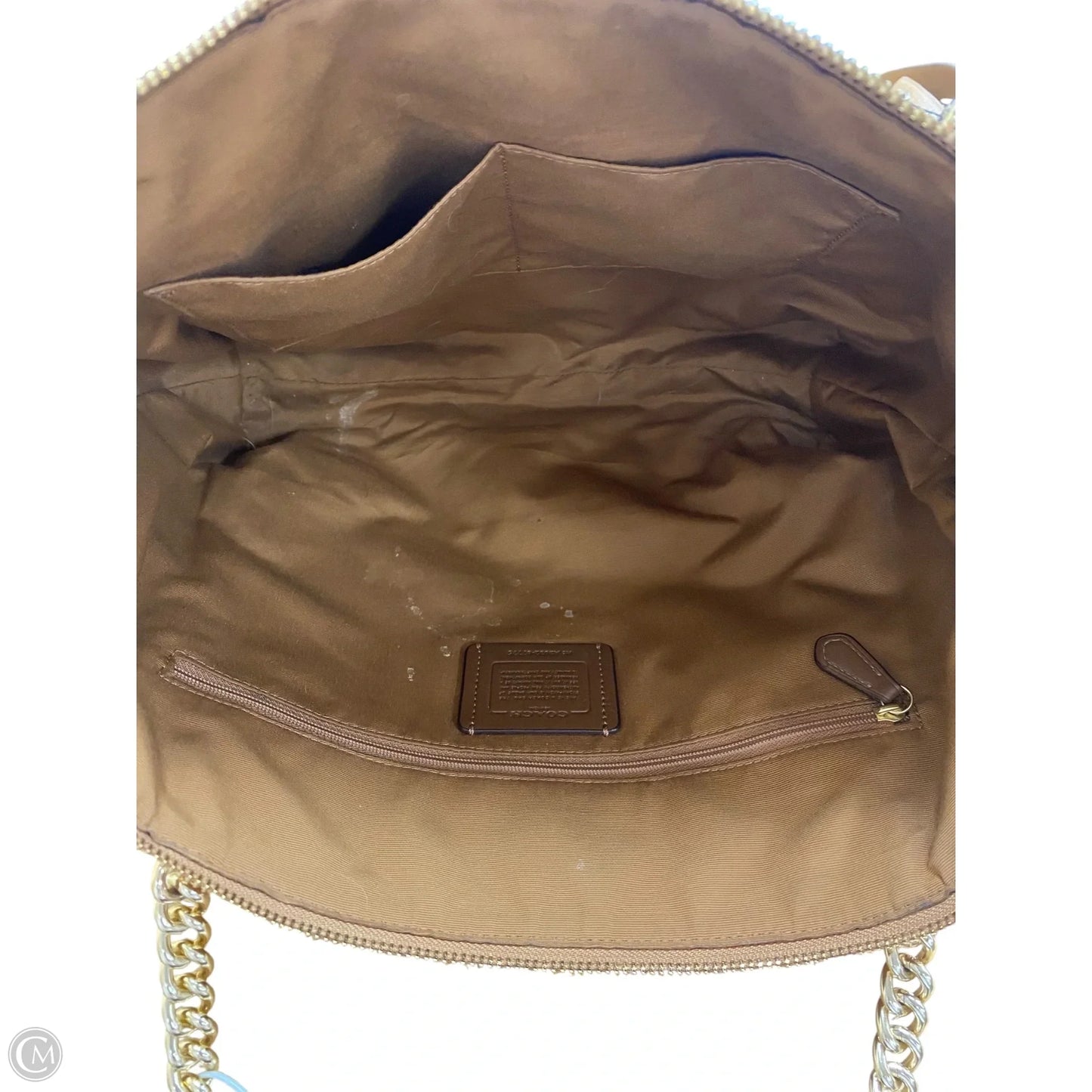 Handbag Designer By Coach, Size: Medium