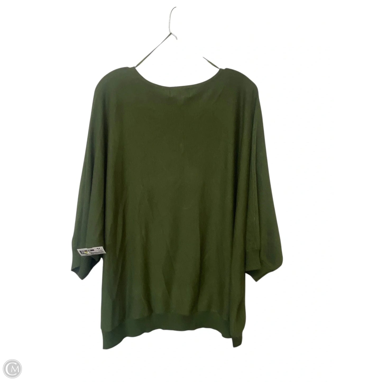 Top Long Sleeve By Premise In Green, Size: 3x