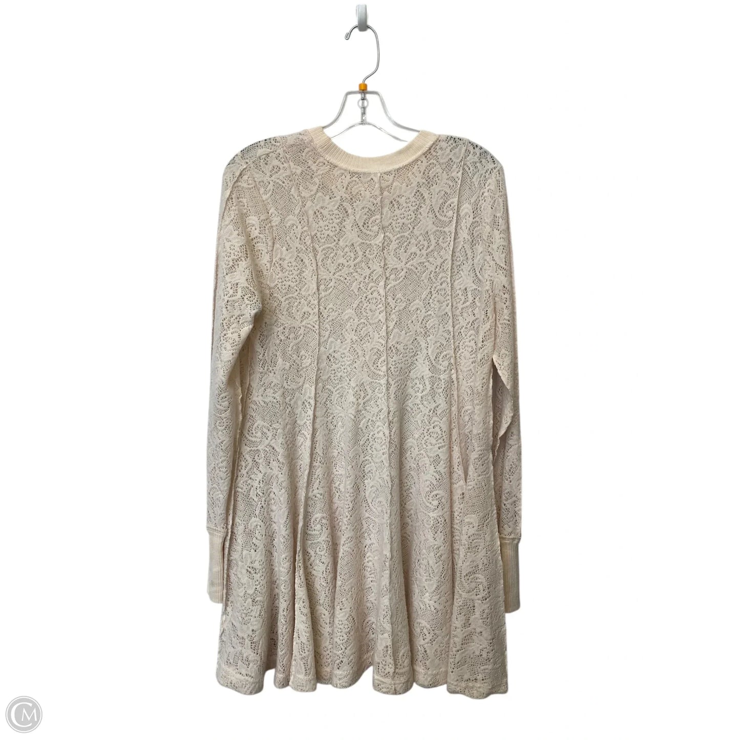 Top Long Sleeve By Free People In Cream, Size: M
