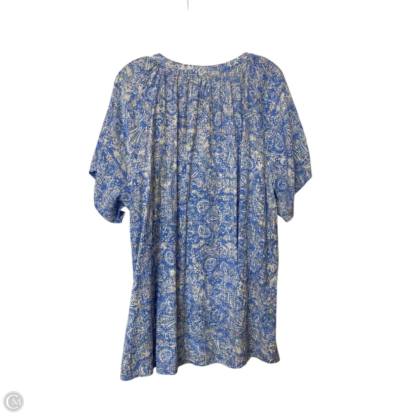 Top Short Sleeve By Kim Rogers In Purple, Size: 2x