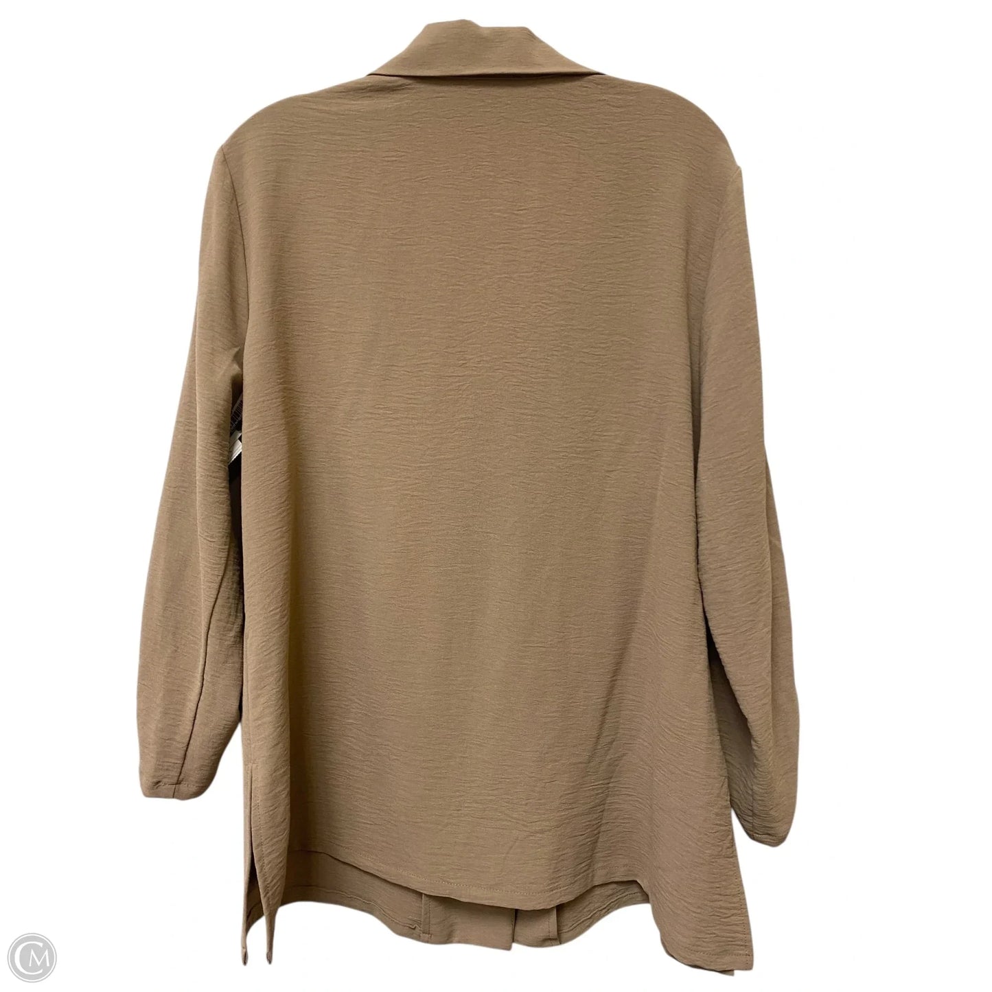 Blazer By Adrianna Papell In Tan, Size: L