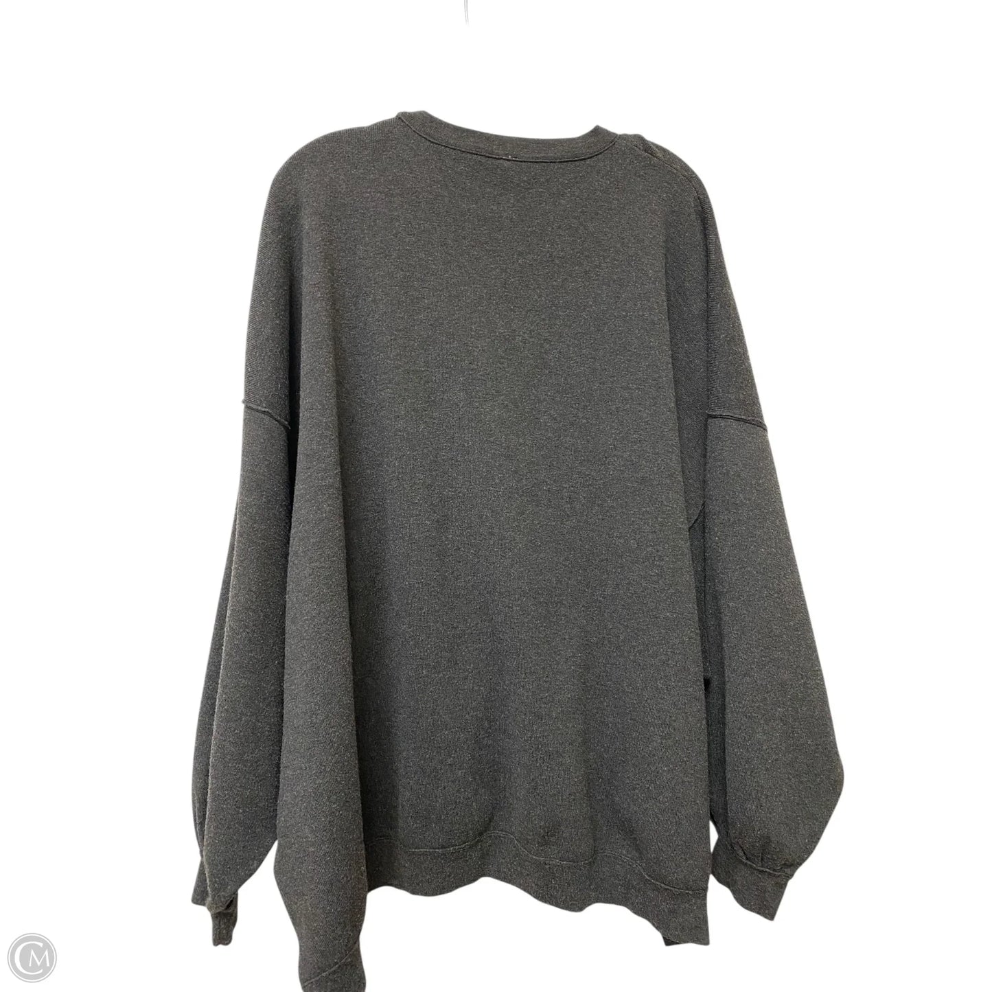 Sweatshirt Crewneck By Free People In Grey, Size: S