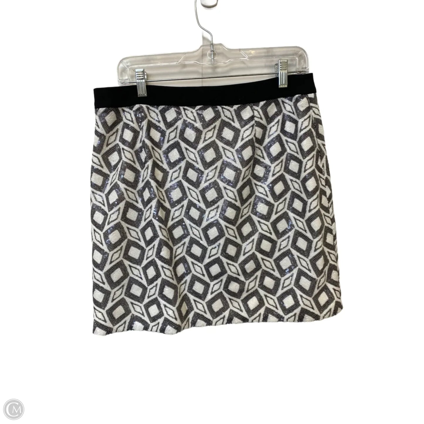 Skirt Mini & Short By Banana Republic In Black & White, Size: 10