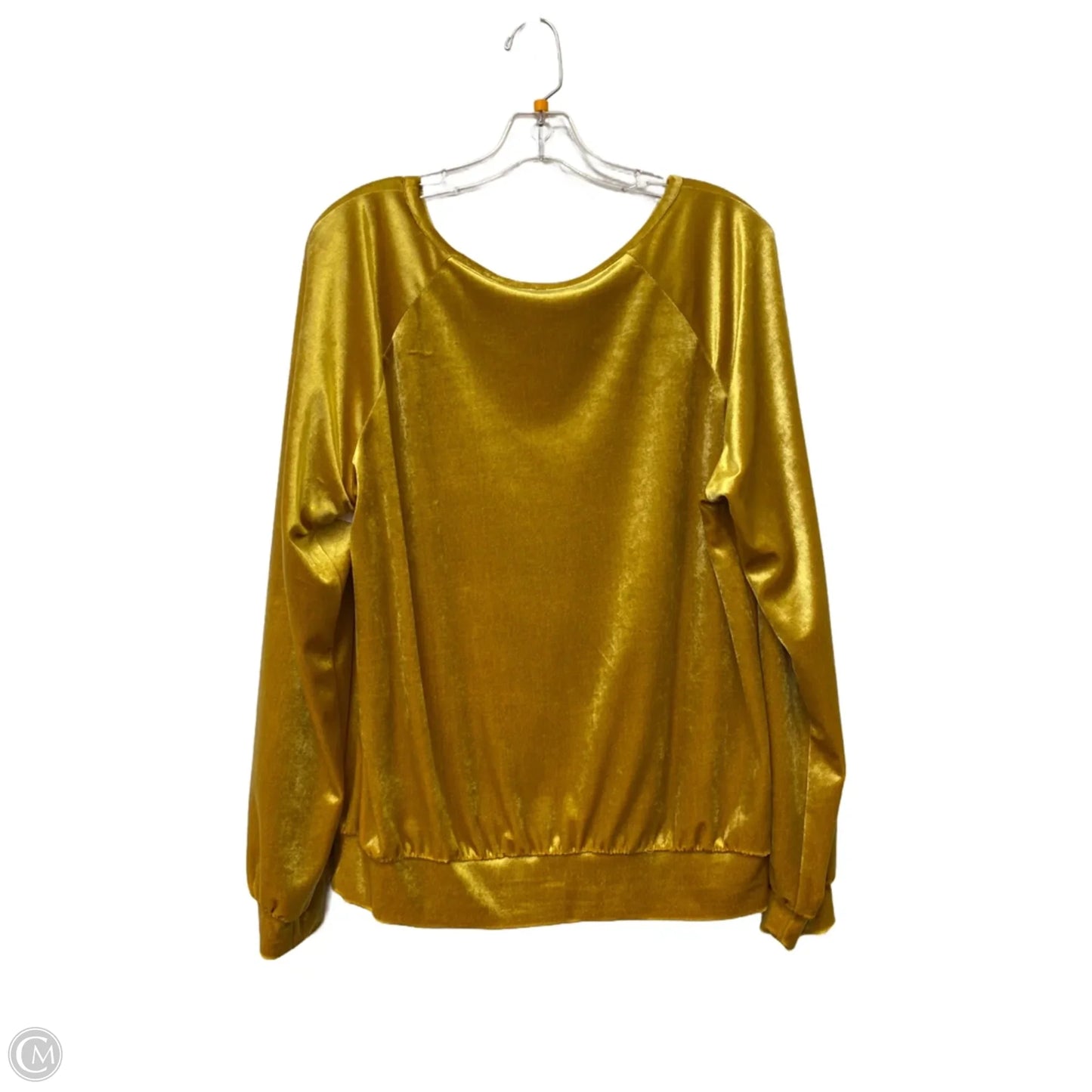 Top Long Sleeve By Maeve In Gold, Size: M