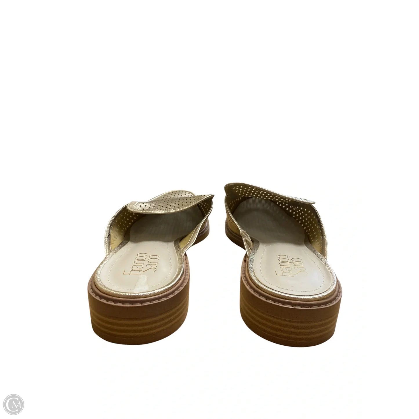 Shoes Flats By Franco Sarto In Gold, Size: 10