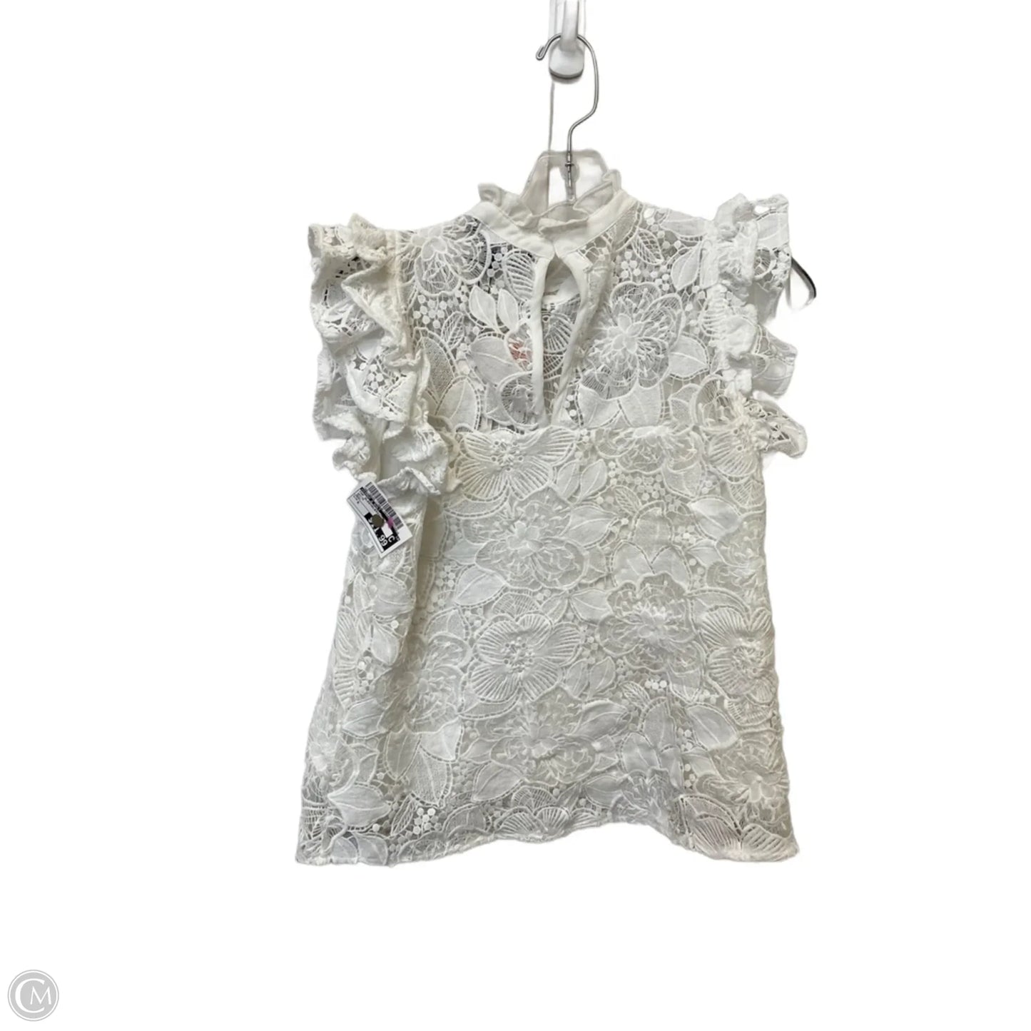 Top Sleeveless By Strut & Bolt In White, Size: S