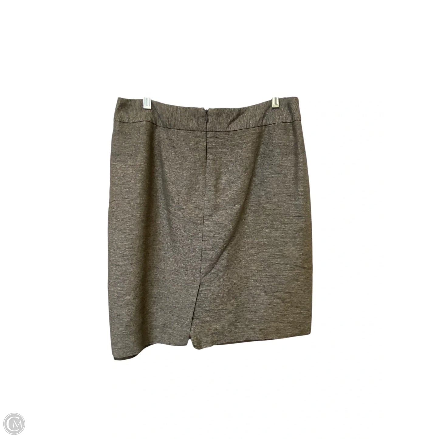 Skirt Midi By Ann Taylor In Grey, Size: 12