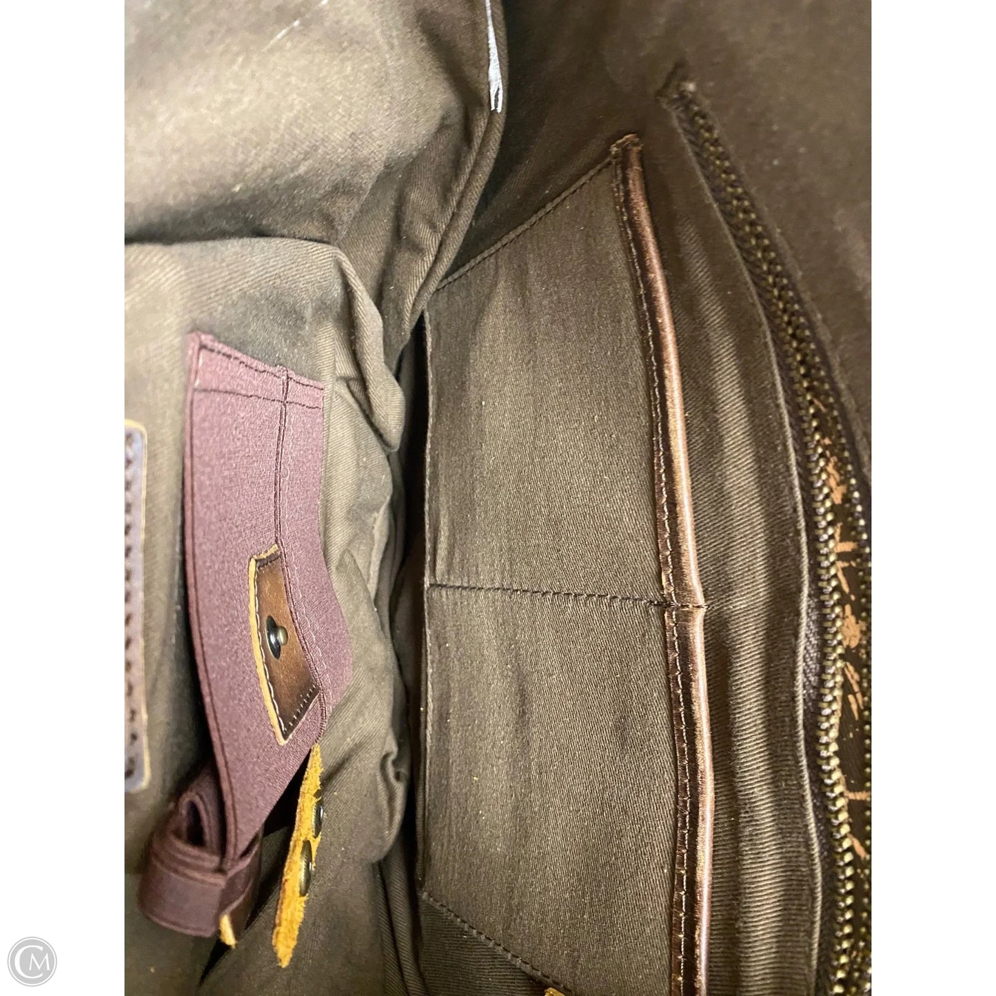 Crossbody Leather By Clothes Mentor, Size: Medium