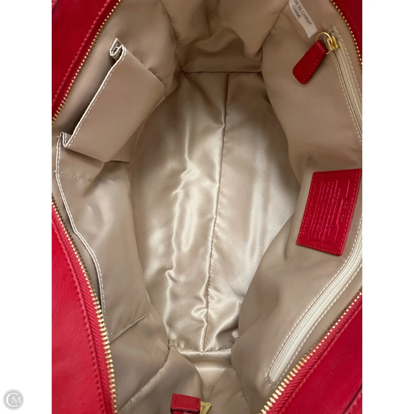 Handbag Designer By Coach, Size: Large