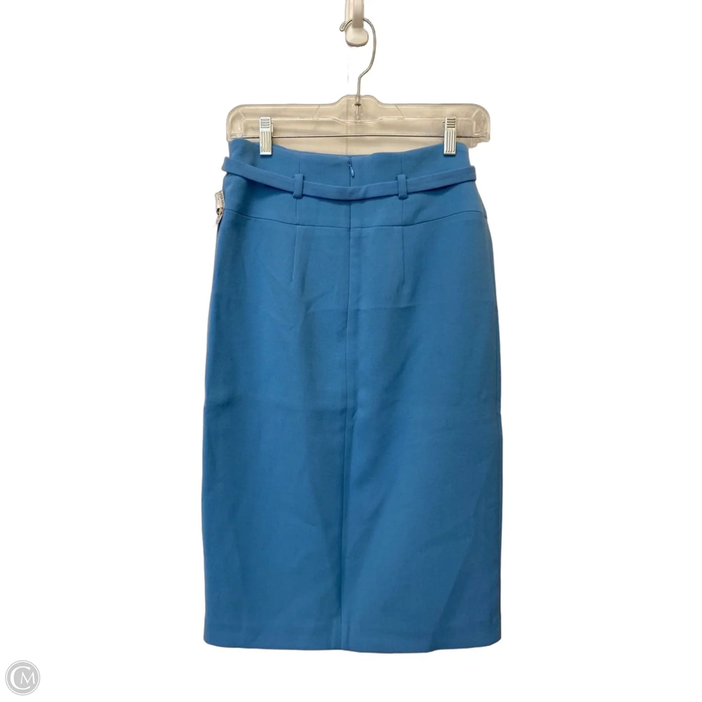 Skirt Midi By Ann Taylor In Blue, Size: 0