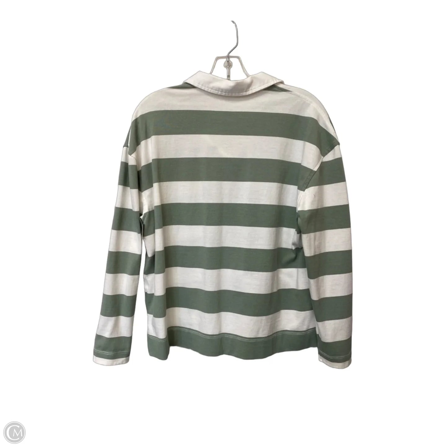 Top Long Sleeve By Vineyard Vines In Striped Pattern, Size: M
