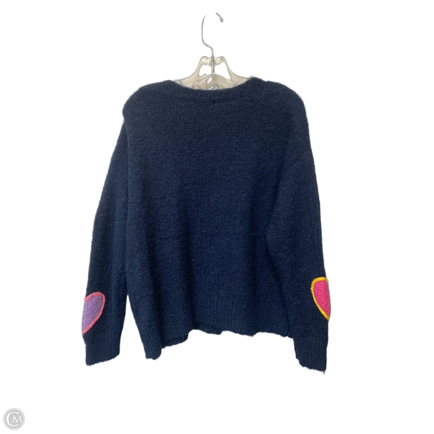 Sweater Cardigan By Cmb In Navy, Size: M