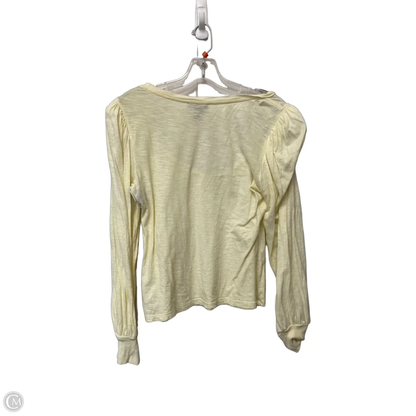 Top Long Sleeve By Paige In Yellow, Size: Xs