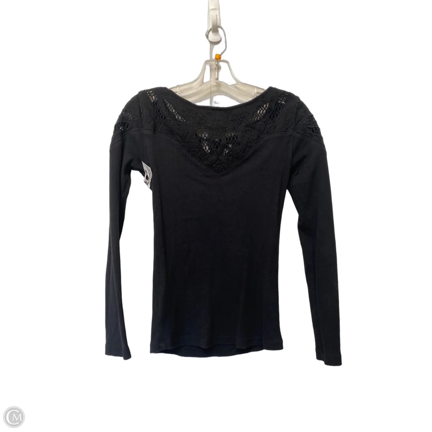 Top Long Sleeve By Free People In Black, Size: S