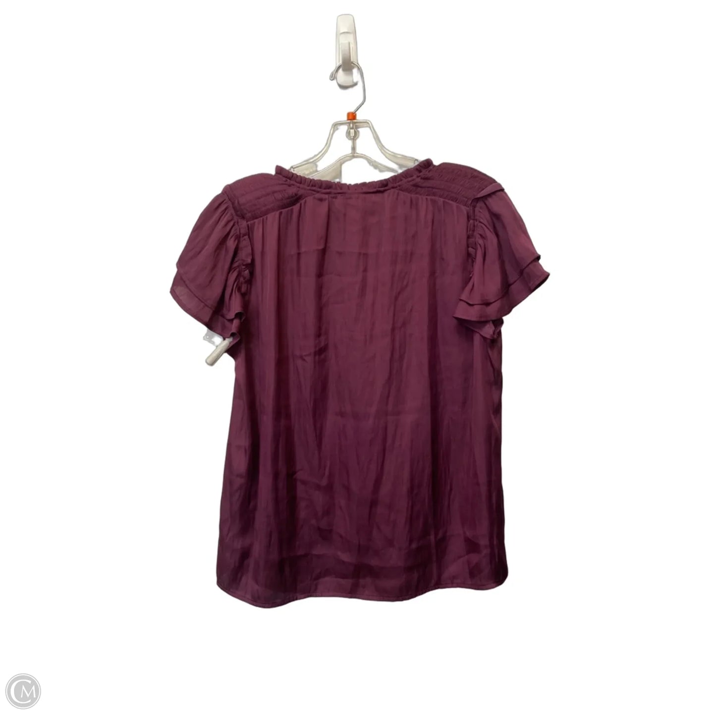 Top Short Sleeve By Paige In Purple, Size: S