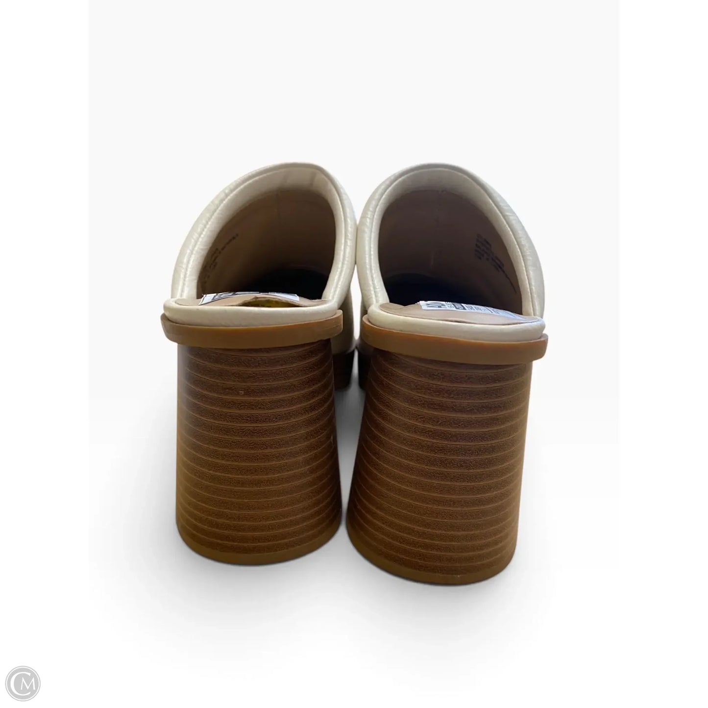 Shoes Heels Block By Crown And Ivy In Cream, Size: 7.5