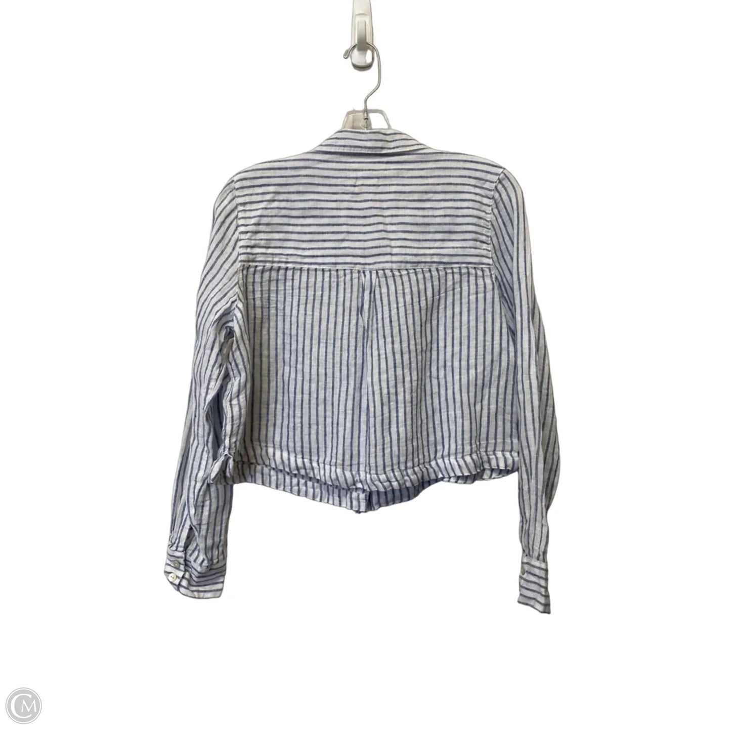 Top Long Sleeve By Christian Siriano In Striped Pattern, Size: S