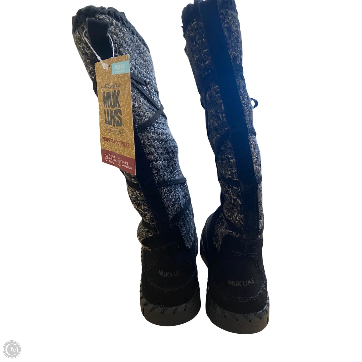 Boots Knee Flats By Muk Luks In Black, Size: 7.5