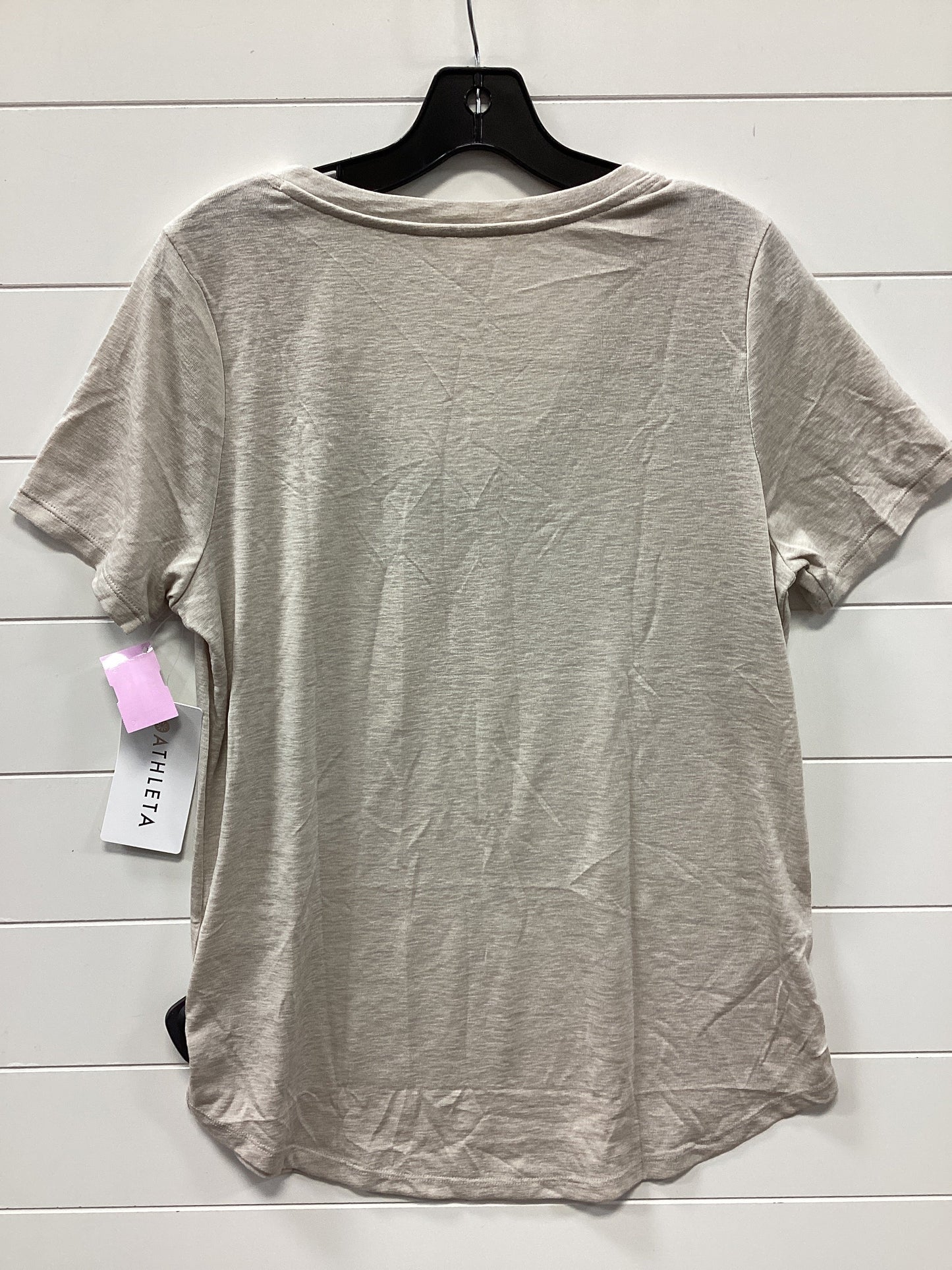 Top Ss By Athleta In Cream, Size:L